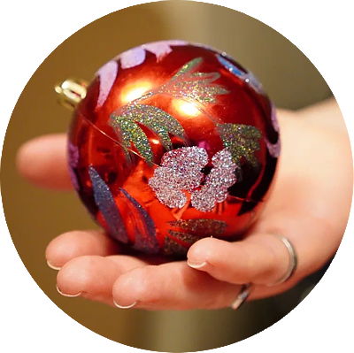 Роспись елочных шаров