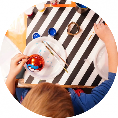 Роспись елочных шаров