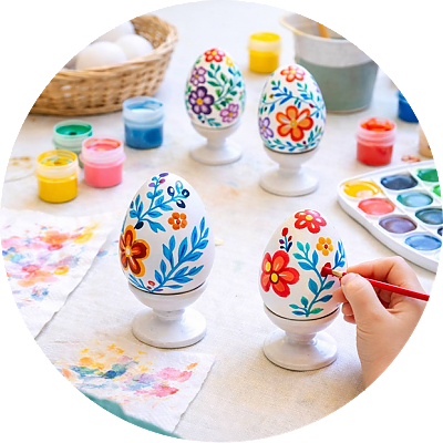Роспись пасхальных яиц