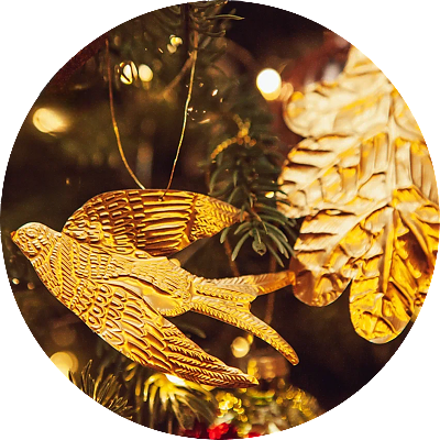 Ёлочные игрушки из фольги