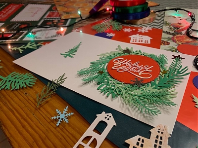 Создание новогодней открытки 